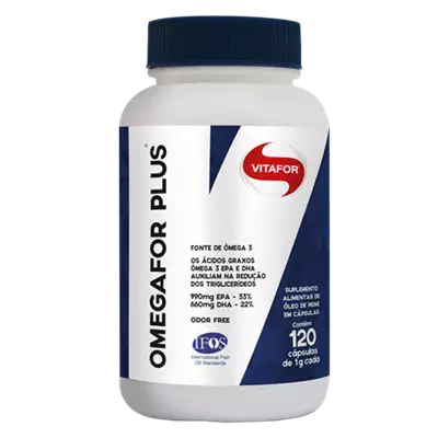 Omegafor plus 120 cápsulas 1000g vitafor