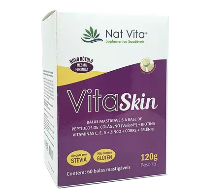 Vita Skin Leite Condensado 60 balas Nat Vita