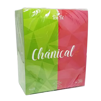 Chanical hortelã e frutas vermelhas 60 saches