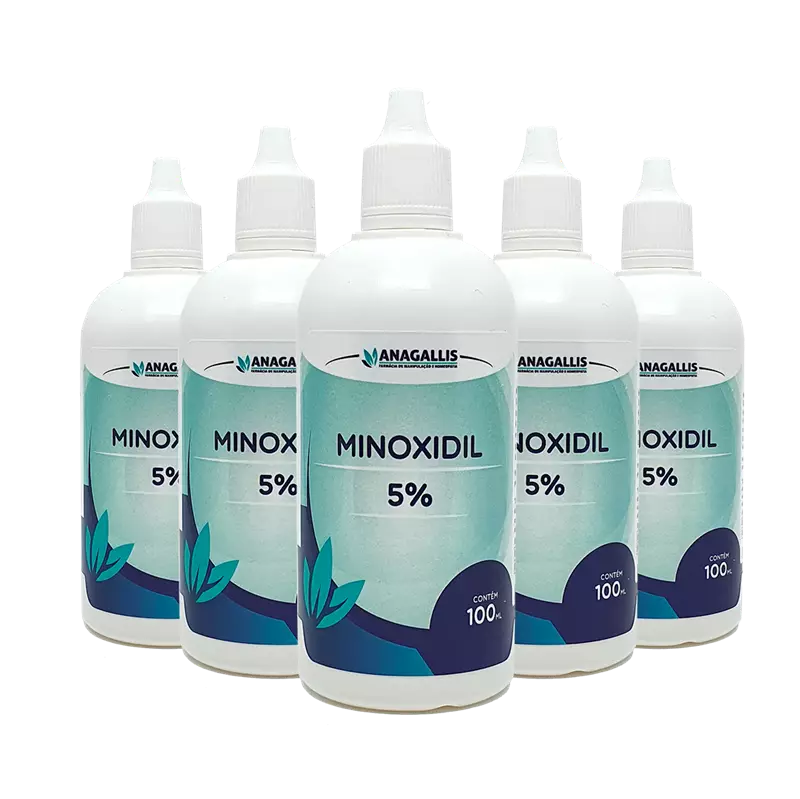 Kit Minoxidil 5% 6 unidades 100ml