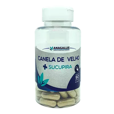 Canela de Velho 250mg com Sucupira 250mg 90 Cápsulas 