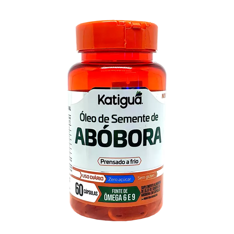 Óleo de semente de abobora 60 cápsulas katigua