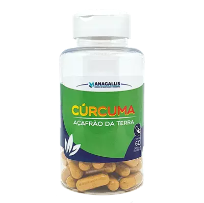 Curcuma açafrão 500mg 60 cápsulas