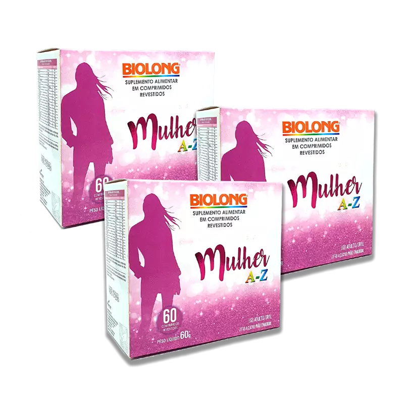 kit Biolong Mulher de A - Z 60 cápsulas