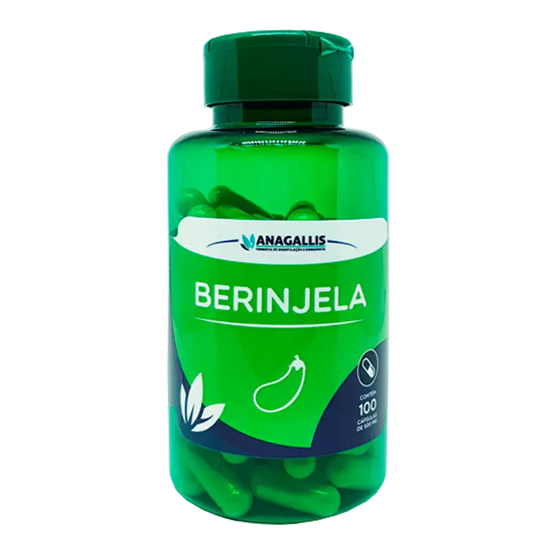 Berinjela 500mg 100 Cápsulas