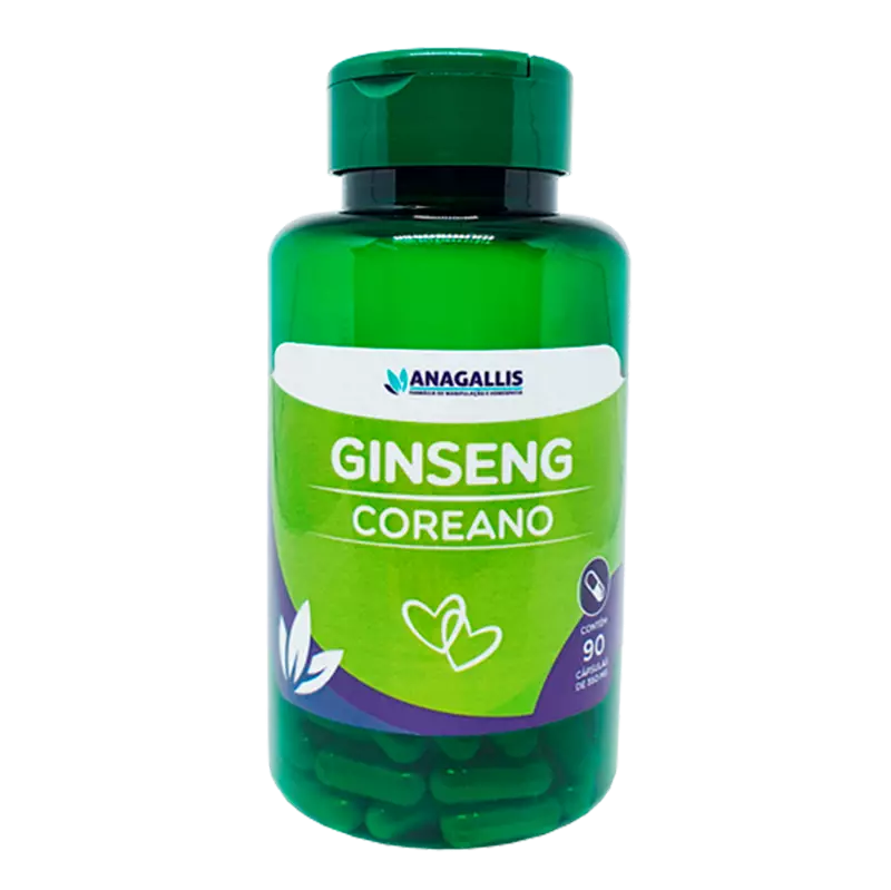 Ginseng Coreano 350mg 90 Cápsulas