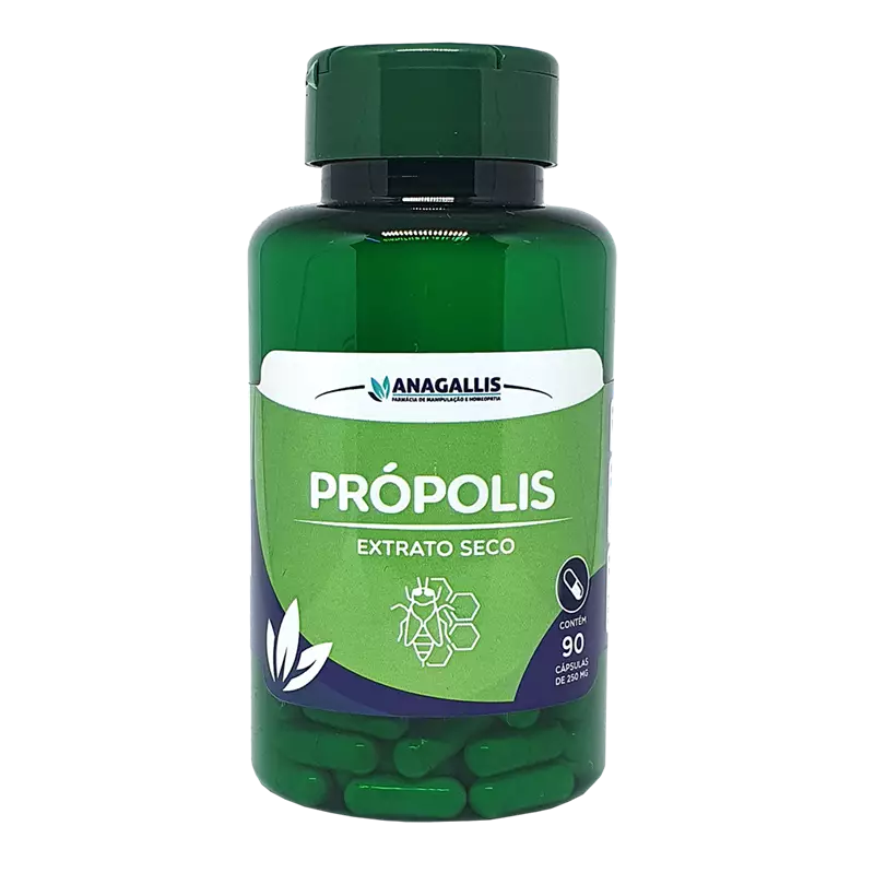 Própolis extrato seco 250mg 90 cápsulas