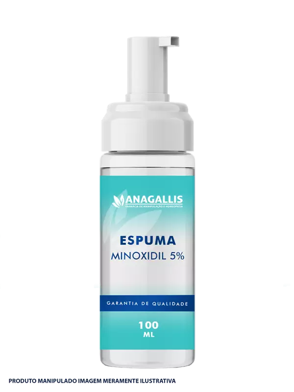 Espuma de Minoxidil 5% sem Enxágue 100ml