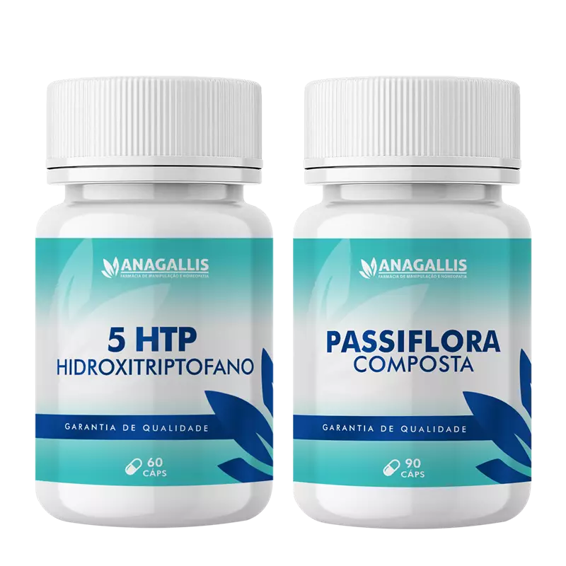 Kit Passiflora composta + 5 HTP