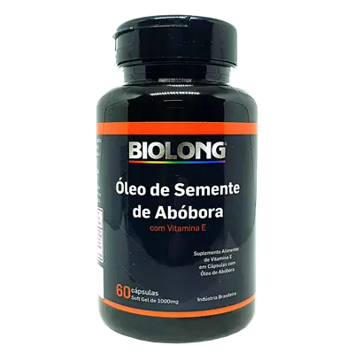 Óleo de Semente de Abóbora 60 cápsulas Biolong