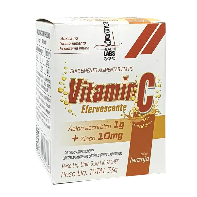 Vitamin C + Zinco 10 saches Health Labs