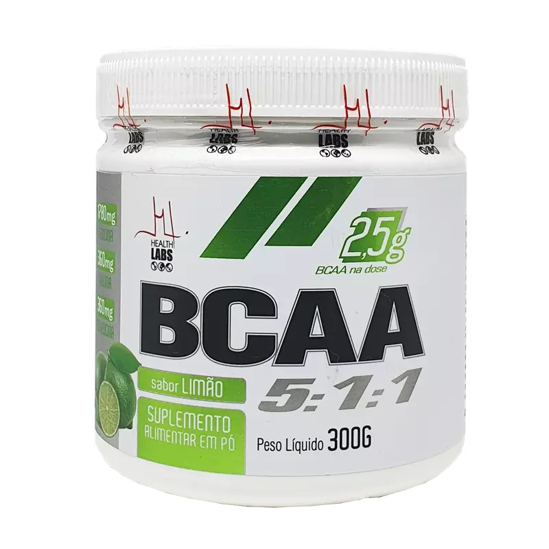 BCAA 5:1:1 300g Limão Health Labs