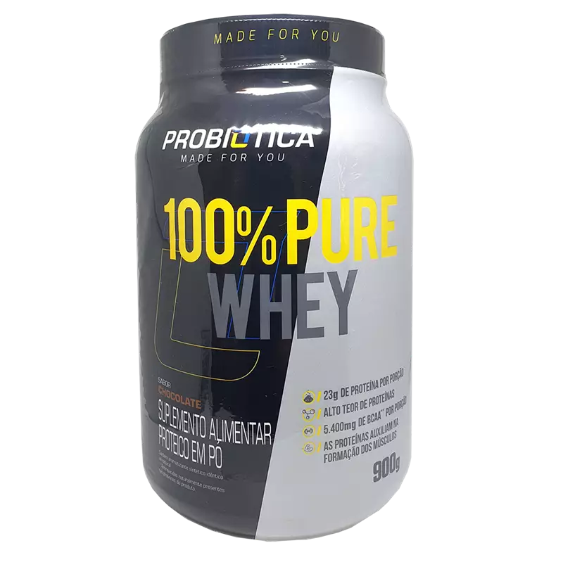 100% Pure Whey Chocolate 900g Probiótica