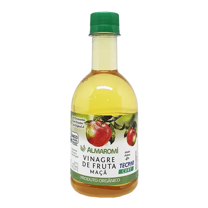 Vinagre de Maçã Orgânico 400ml Almaromi
