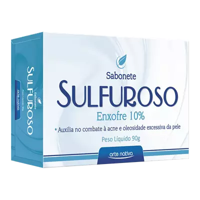 Sabonete Sulforoso Enxofre 10% 90g Arte Nativa
