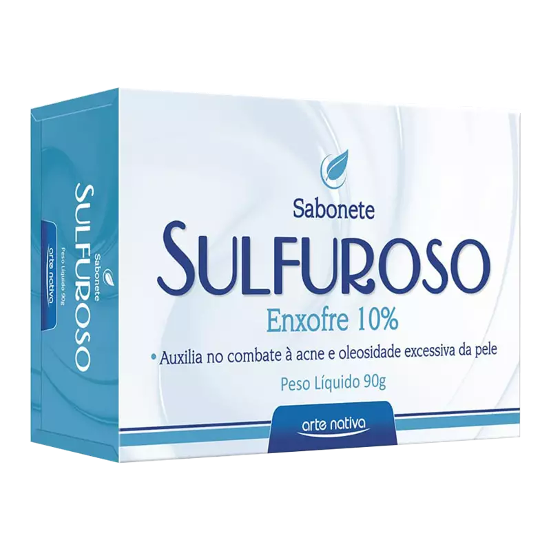 Sabonete Sulforoso Enxofre 10% 90g Arte Nativa