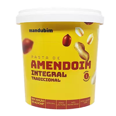 Pasta de Amendoim Integral Tradicional 1,02Kg Mandubim