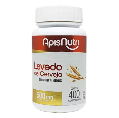 Levedo de Cerveja 400 Cápsulas Apisnutri