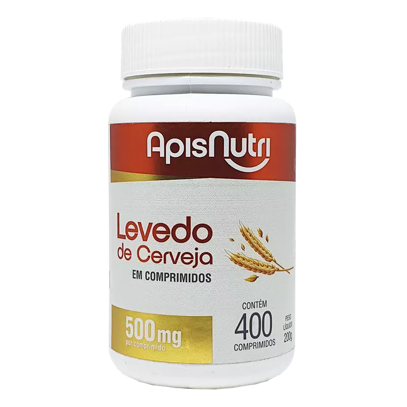 Levedo de Cerveja 400 Cápsulas Apisnutri