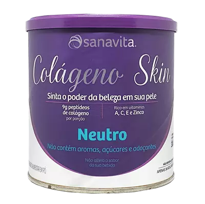 Colágeno Skin Neutro 300g Sanavita