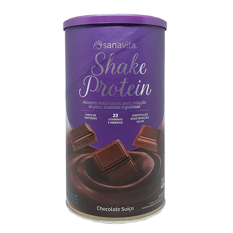 Shake Protein Chocolate Suíço 450g Sanavita