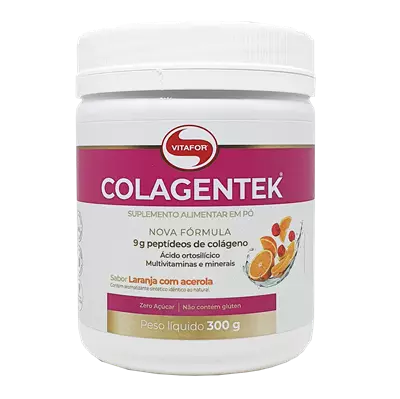 Colagentek Laranja e Acerola 300g Vitafor