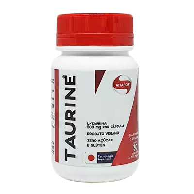 Taurine 30 Cápsulas Vitafor