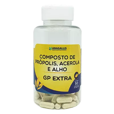 Gp extra Composto Própolis, Alho e Acerola 50 Cápsulas