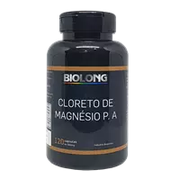 Cloreto de magnésio P.A  120 cápsulas biolong
