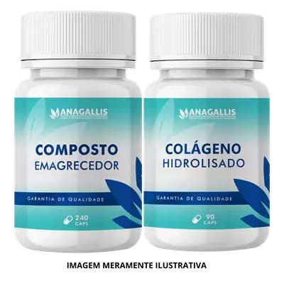 Kit Composto Emagrecedor + Colágeno Hidrolisado