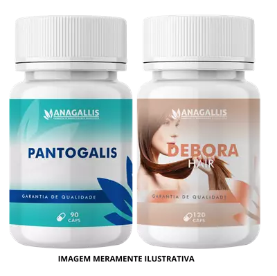 Kit Pantogalis 90 cápsulas + Débora Hair 120 cápsulas Kit Pantogalis 90 cápsulas + Débora Hair 120 cápsulas