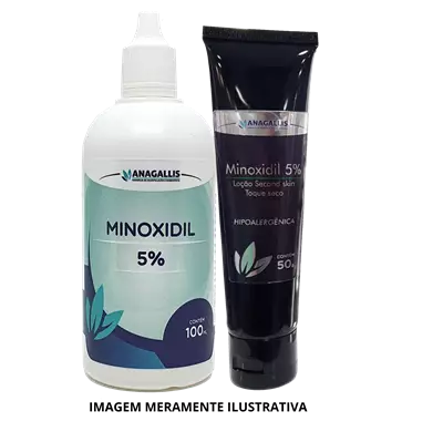 Kit Minoxidil 5% + Loção Para Barba com Minoxidil 5%