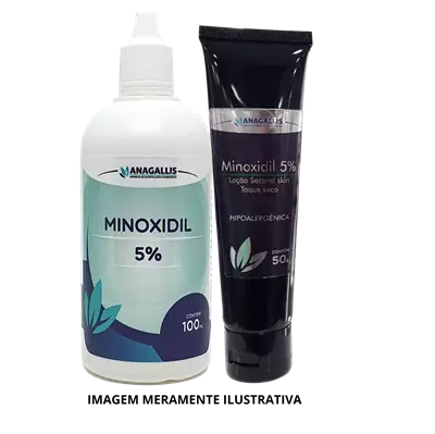 Kit Minoxidil 5% + Loção Para Barba com Minoxidil 5% Kit Minoxidil 5% + Loção Para Barba com Minoxidil 5%