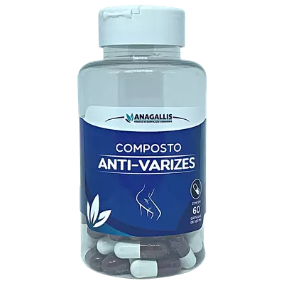 Composto Anti-varizes 520mg 60 Cápsulas Anagallis