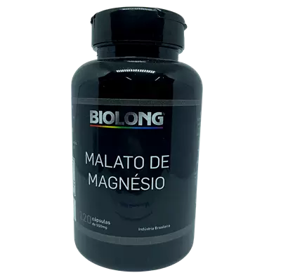 Malato de Magnésio 120 cápsulas Biolong
