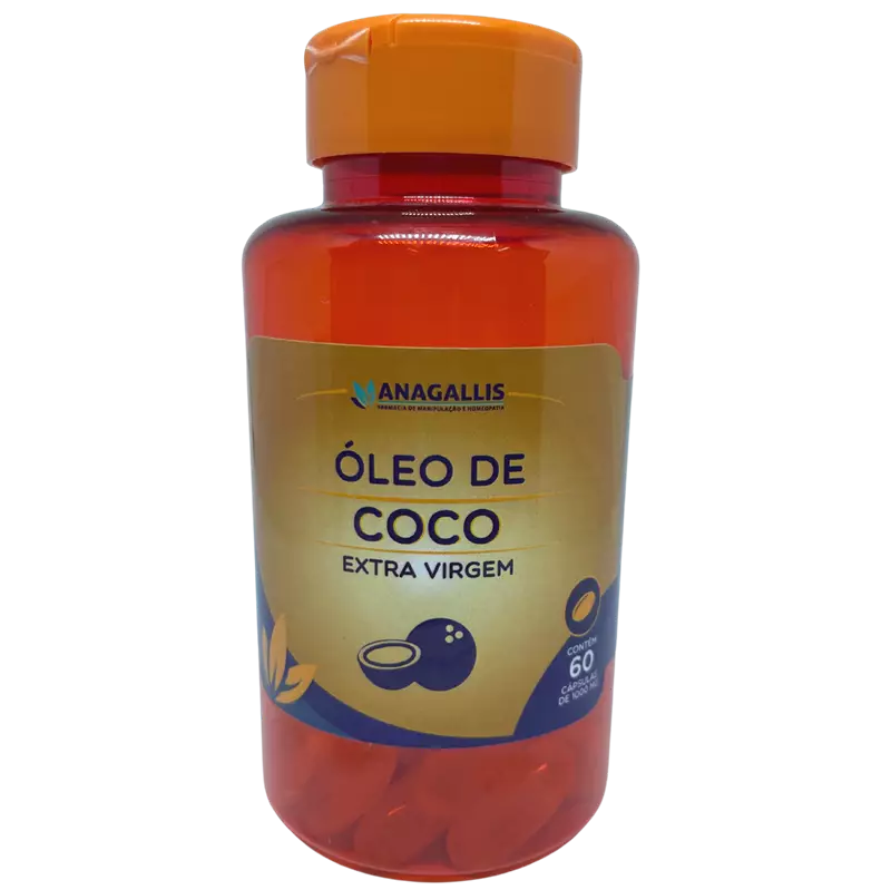 Óleo de Coco 1g 60 Cápsulas