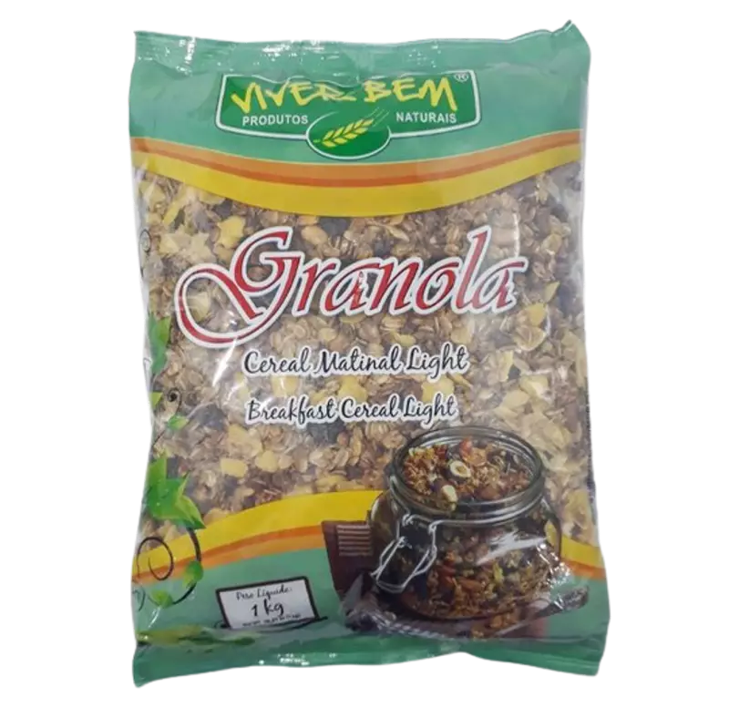 Granola Cereal Matinal Light 1kg Viver Bem