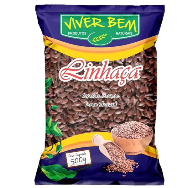 Semente de Linhaça Marrom 500g Viver Bem