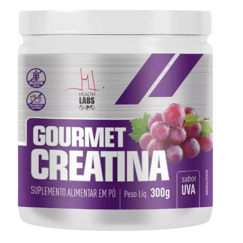 Creatina Gourmet Uva 300g Health Labs