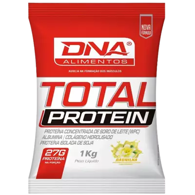 Total Protein 1kg Baunilha DNA