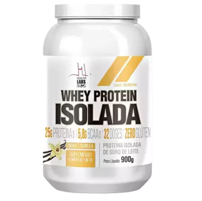 Whey Protein Isolada Baunilha 900g Health Labs