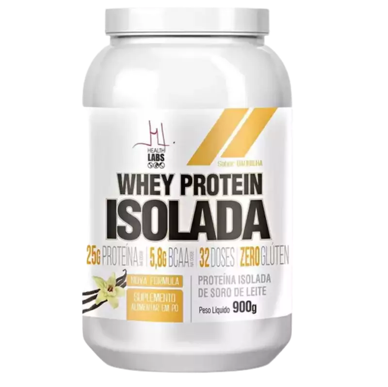 Whey Protein Isolada Baunilha 900g Health Labs