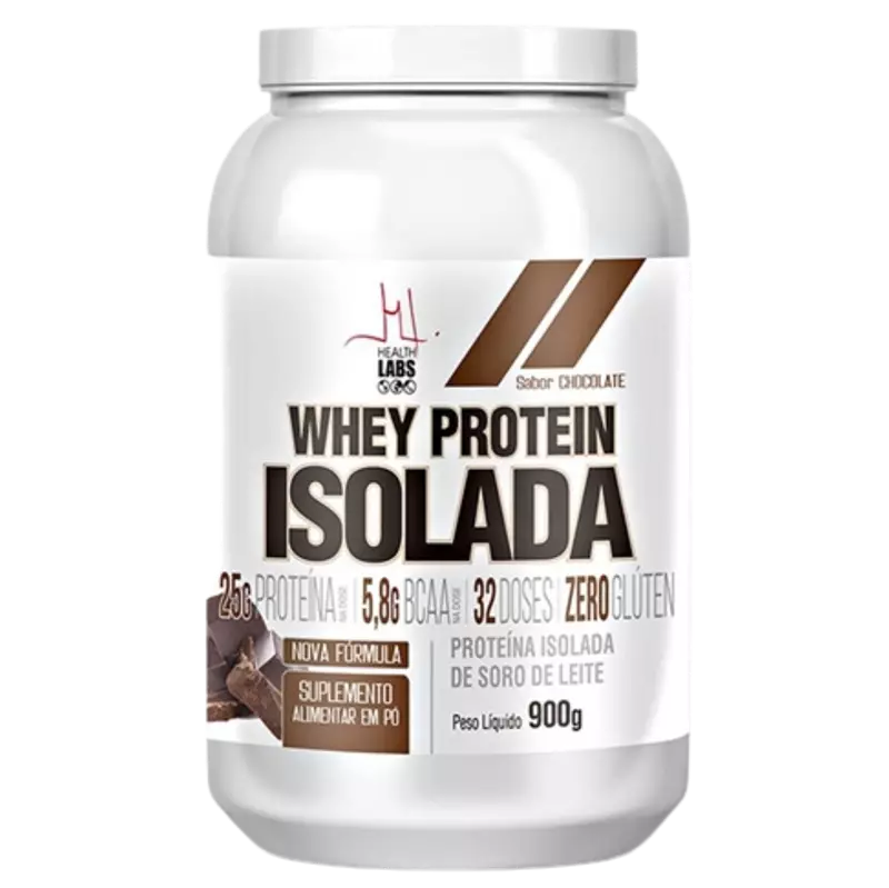 Whey Protein Isolada Chocolate 900g Health Labs