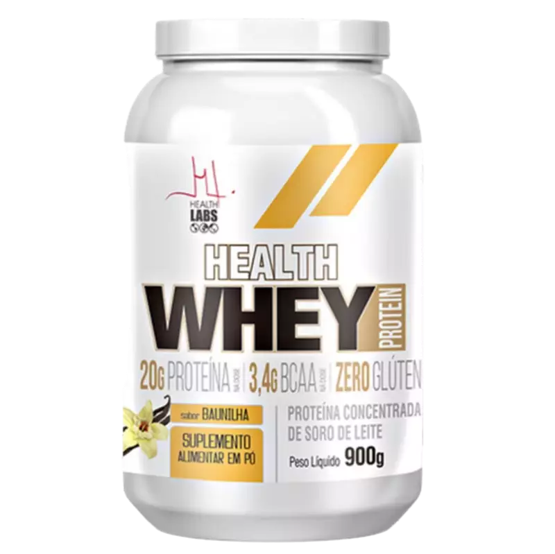 Whey Protein Baunilha 900g Health Labs