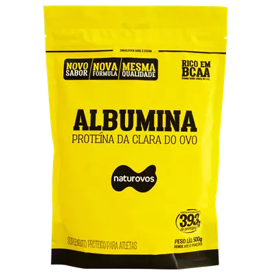 Albumina Naturovos Morango 420g 
