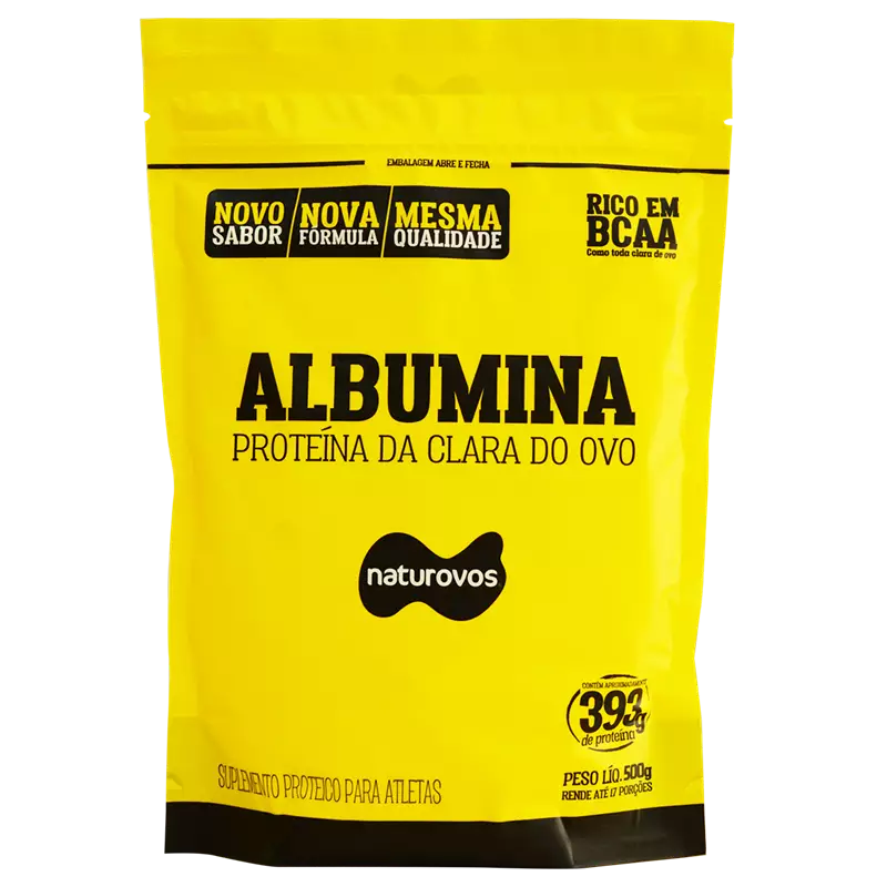 Albumina Naturovos Morango 420g 