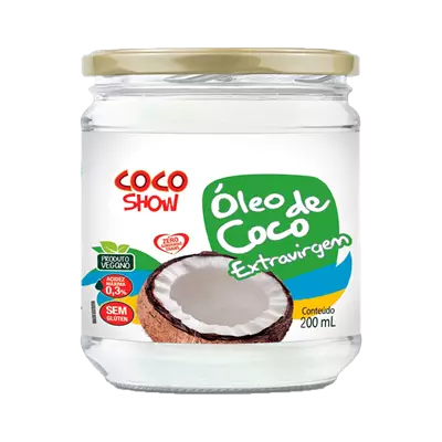 Óleo de Coco Extravirgem 200ml Coco Show