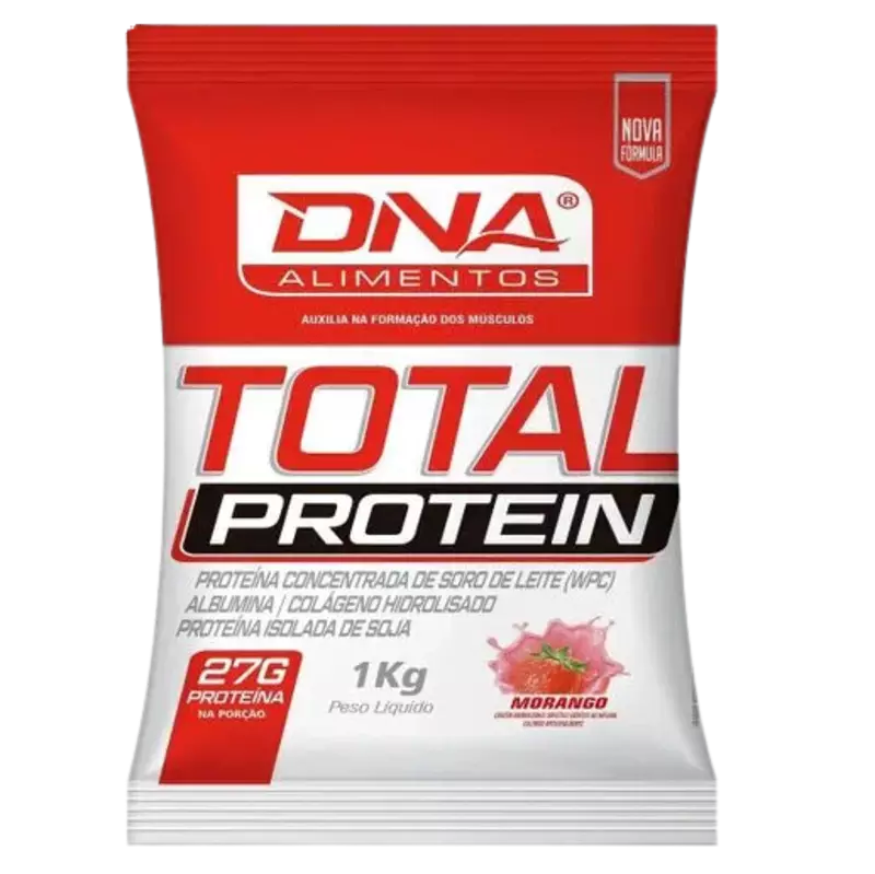 Total Protein 1kg Morango DNA