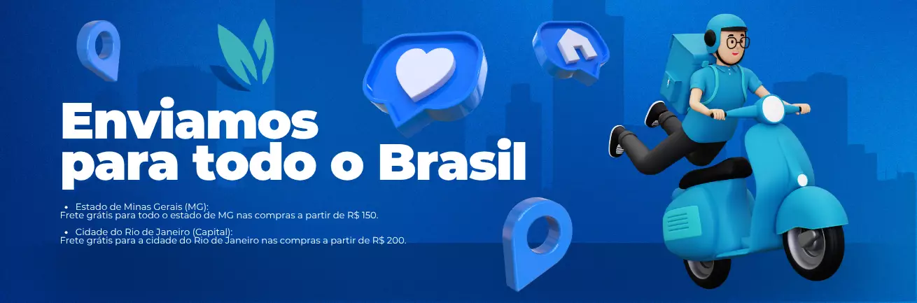 Envio para todo Brasil