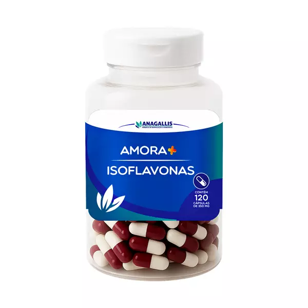 Isoflavonas 50mg + Amora 300mg 120 Cápsulas Anagallis